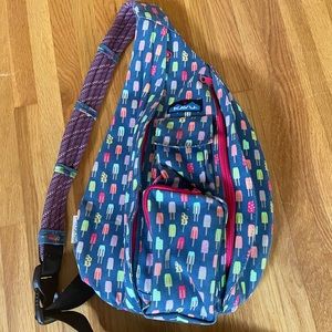 Kavu cord rope sling crossbody bag // popsicles